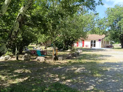 outside