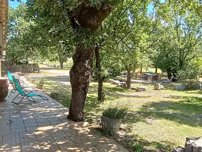 outside