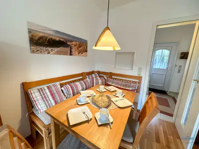 Cuxland-Fewo-Service -Ferienhaus Kampweg 16-Wohn/Esszimmer