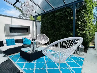 Überdachte Terrasse