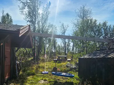 outside