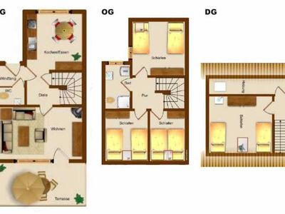 Ferienhaus für 10 Personen (87 m²) in Dangast 2/10