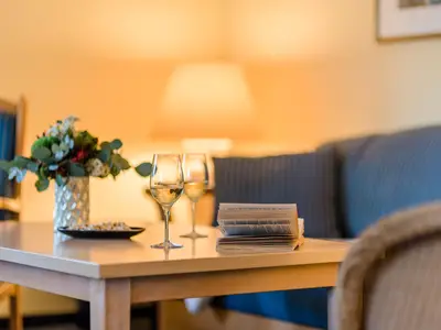 Ferienhaus, Wohnzimmer
