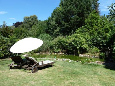 Haus am Eichenweg Liegeplatz am Teich