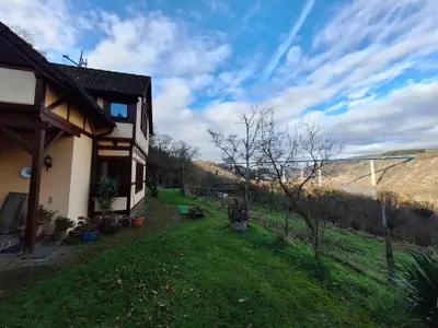 winterliche Aussicht am Ferienhaus
