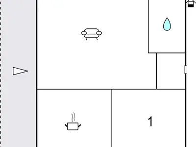 Ferienhaus für 3 Personen (40 m²) in Diemelsee 1/10