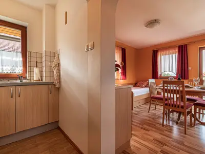 Küche und Essbereich