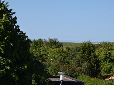 Blick auf Langeoog  aus dem Giebelfenster