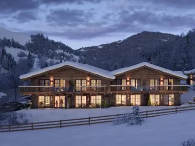 Außenseite Ferienhaus [Winter]