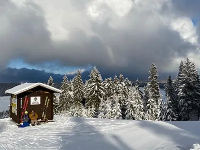 auf dem Hirschkopf