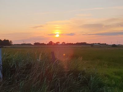 Sonnenuntergang in Nordfriesland