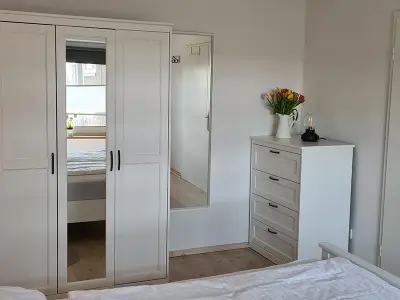 Schlafzimmer im EG mit Doppelbett