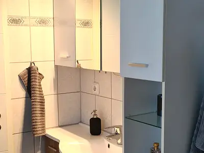 Badezimmer im EG mit Dusche und WC