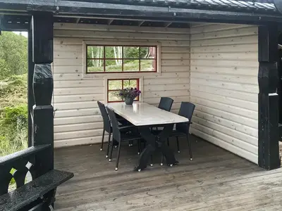 outside
