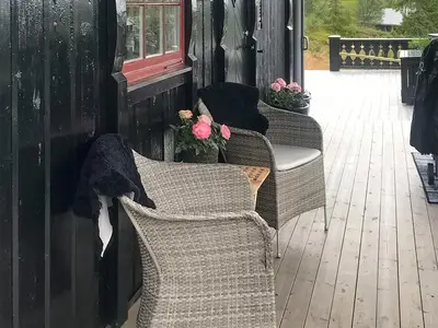 outside
