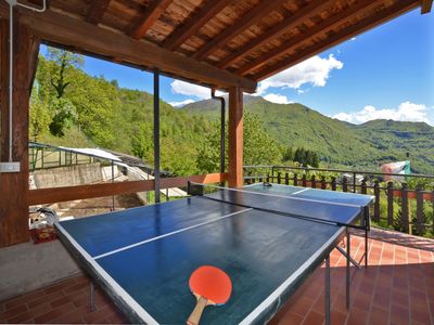 Entspannungszone auf einer der Terrassen rund um das Haus