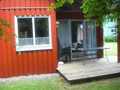 Terrasse mit Gartenmöbel