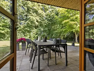 outside