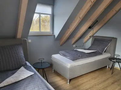 Schlafzimmer OG Einzelbetten