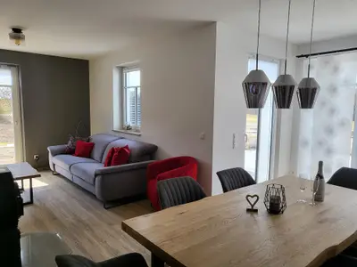 Wohnbereich mit Kaminofen