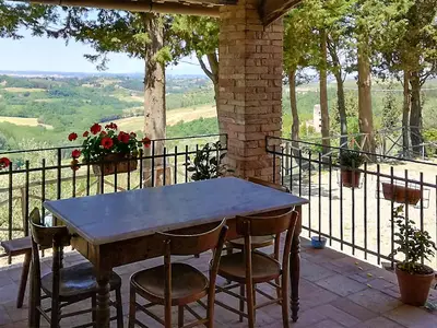 outside