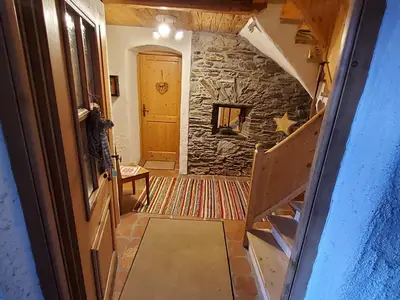 Eingangtür Ferienhaus Waschhütte
