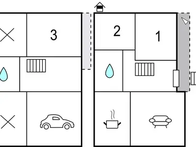 Ferienhaus für 6 Personen (100 m²) in Fleringen 1/10