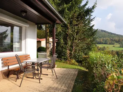 Sitzecke im Freien Standard Bungalow