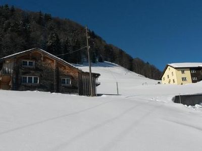 Ferienhaus im Winter