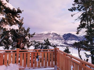 VUE TERRASSE NEIGE