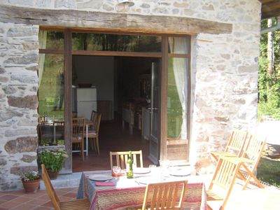 81.Caillé Bas terrasse gîte