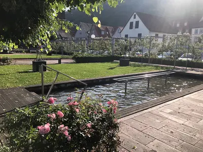 Freudenberg am Main - Wassertretbecken im Maingarten