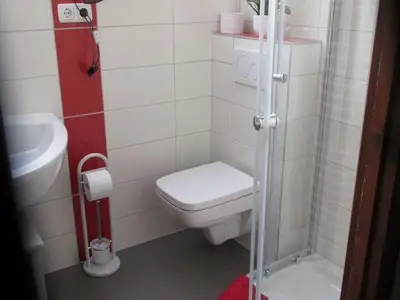 Badezimmer im oberen Bereich