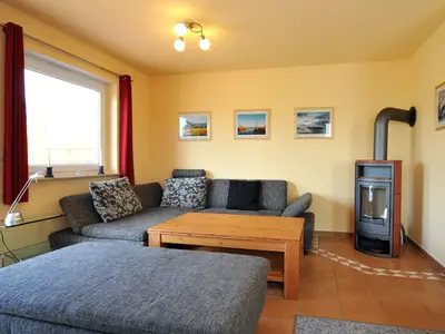 Kaminofen im Wohnzimmer