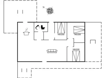 Ferienhaus für 6 Personen (86 m²) in Fur 9/10