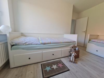 Schlafzimmer mit Einzelbetten