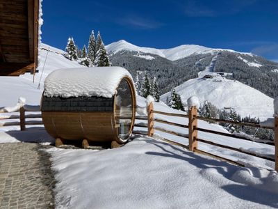 Aussicht vom Ferienhaus [Winter]