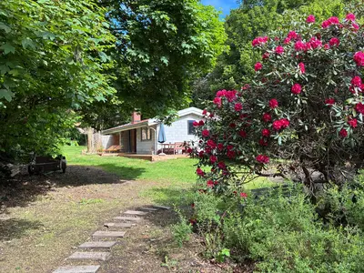 outside