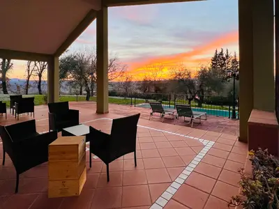 outside