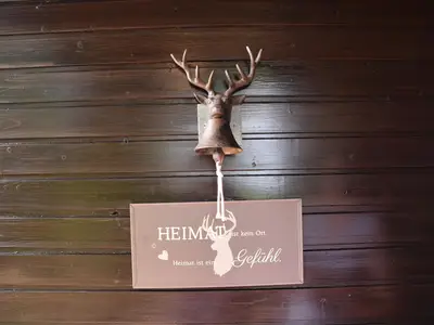 Klingel mit Hirschgeweih
