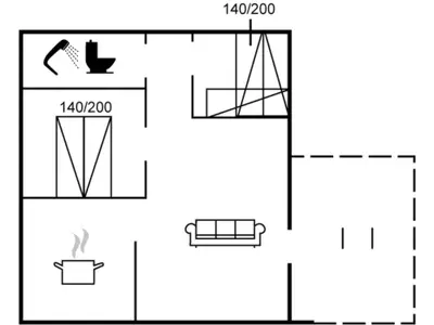 Ferienhaus für 5 Personen (54 m²) in Glesborg 2/10