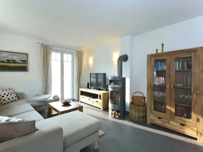 TV und Kaminecke