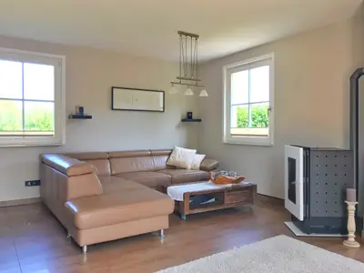 Wohnbereich mit Kamin