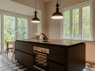 Kochbereich. Kochinsel