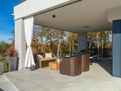 outside