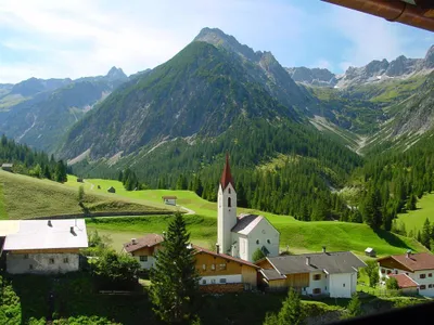 Ausblick vom Gasthof Alpenrose