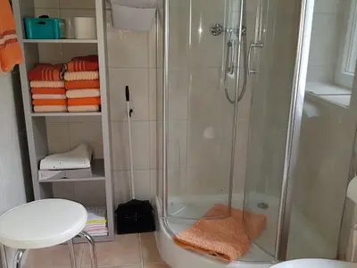 Badezimmer im  Schafstall