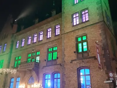 Zeller Rathaus im Winter