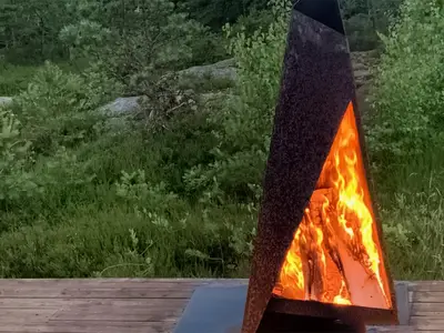 outside