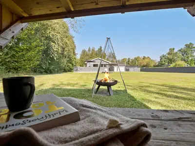 outside
